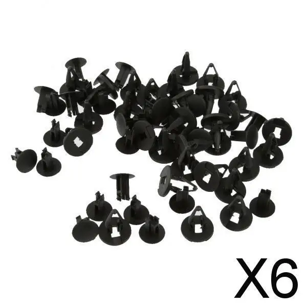 3-6pack Car Body Plastic Push Pin Rivet Fasteners Trim Moulding Clip Assortment