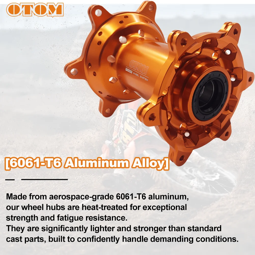 OTOM For KTM HUSQVARNA GASGAS Front & Rear Wheel Hub Aluminum CNC Hub SX-F XC FC TC FX MC EX 250 2016-2022 Motorcycle Accessoies - view 3