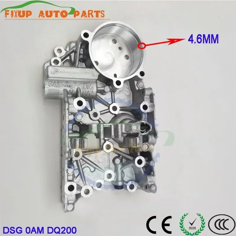 

DSG 0AM DQ200 4.6MM Transmission Accumulator Housing Mechatronics Valve Body OAM For Audi VW 0AM325066AC 0AM325066C 0AM325066R