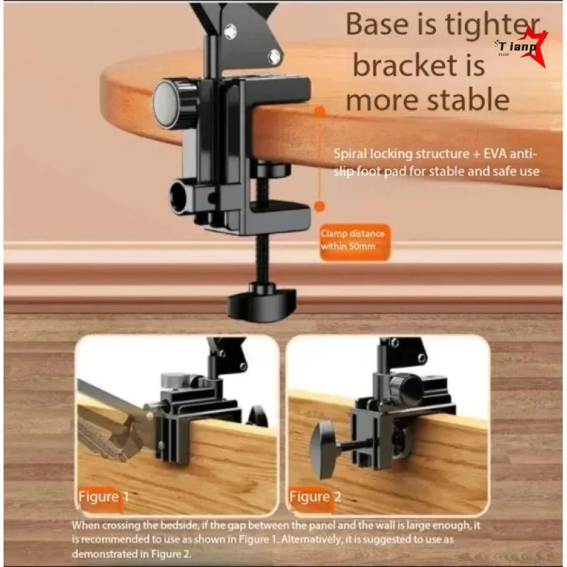 Bedside Lazy Cantilever Support Frame Universal Adjustable Holder For Phone Tablet Bedroom Dorm Desktop Application