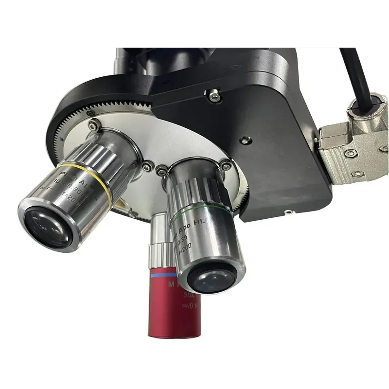 Hot Sale Electric Four-hole Objective Changer Auto Microscope Lens Turret Lens Turntable for TV Screen Repair Machine