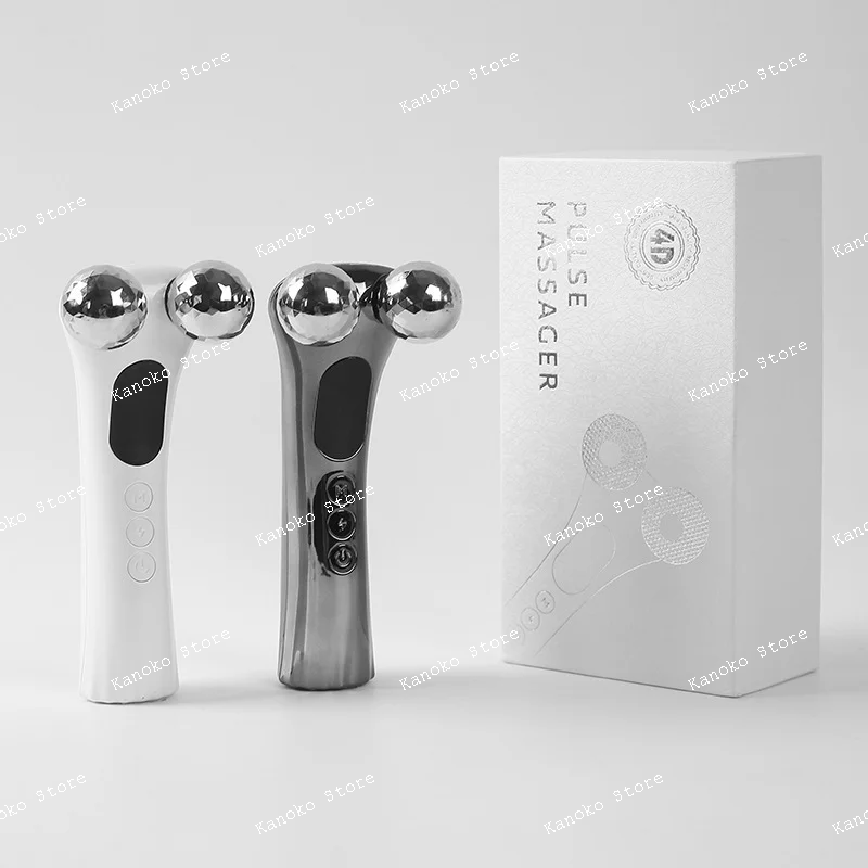 

4D pulse roller massage three-dimensional sculpting beauty neck and face introduction skin rejuvenation beauty device handheld