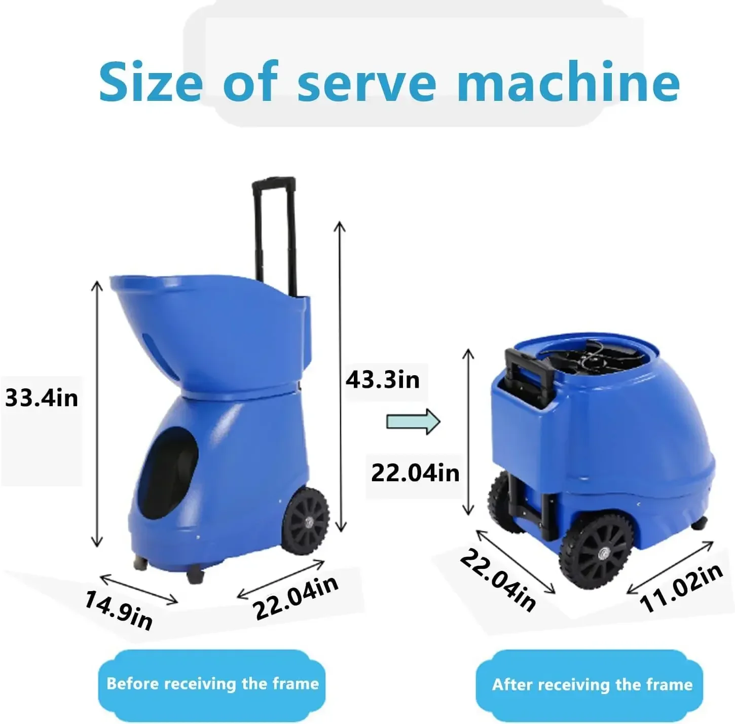 آلة كرة التنس المحمولة الأوتوماتيكية، مدرب تنس عالي السعة للتحكم عن بعد للممارسة الفردية وجميع اللاعبين على المستويات #2