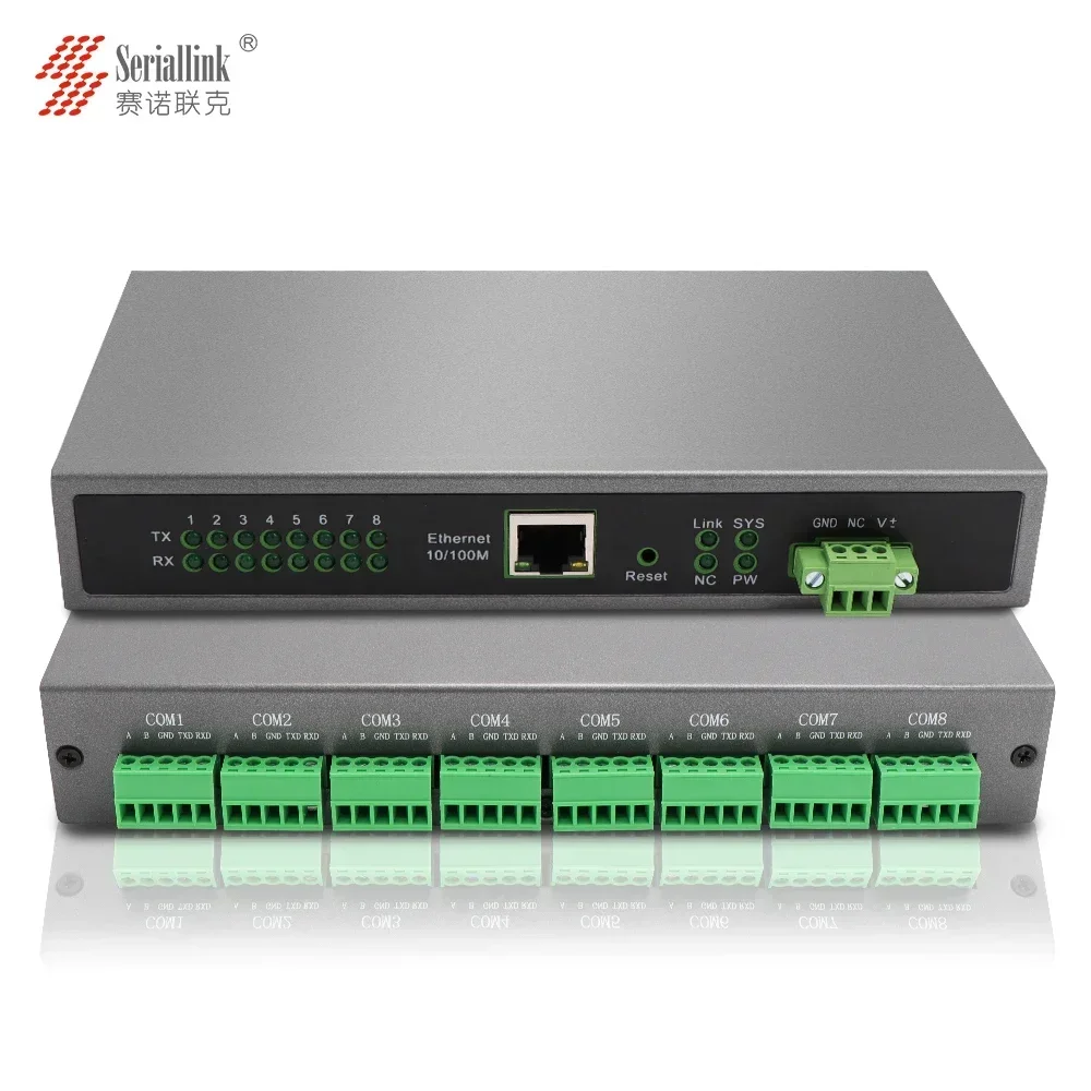 Serial Ethernet Converter Rs232 RS485 To Ethernet Device Server ethernet to rs232 server converter