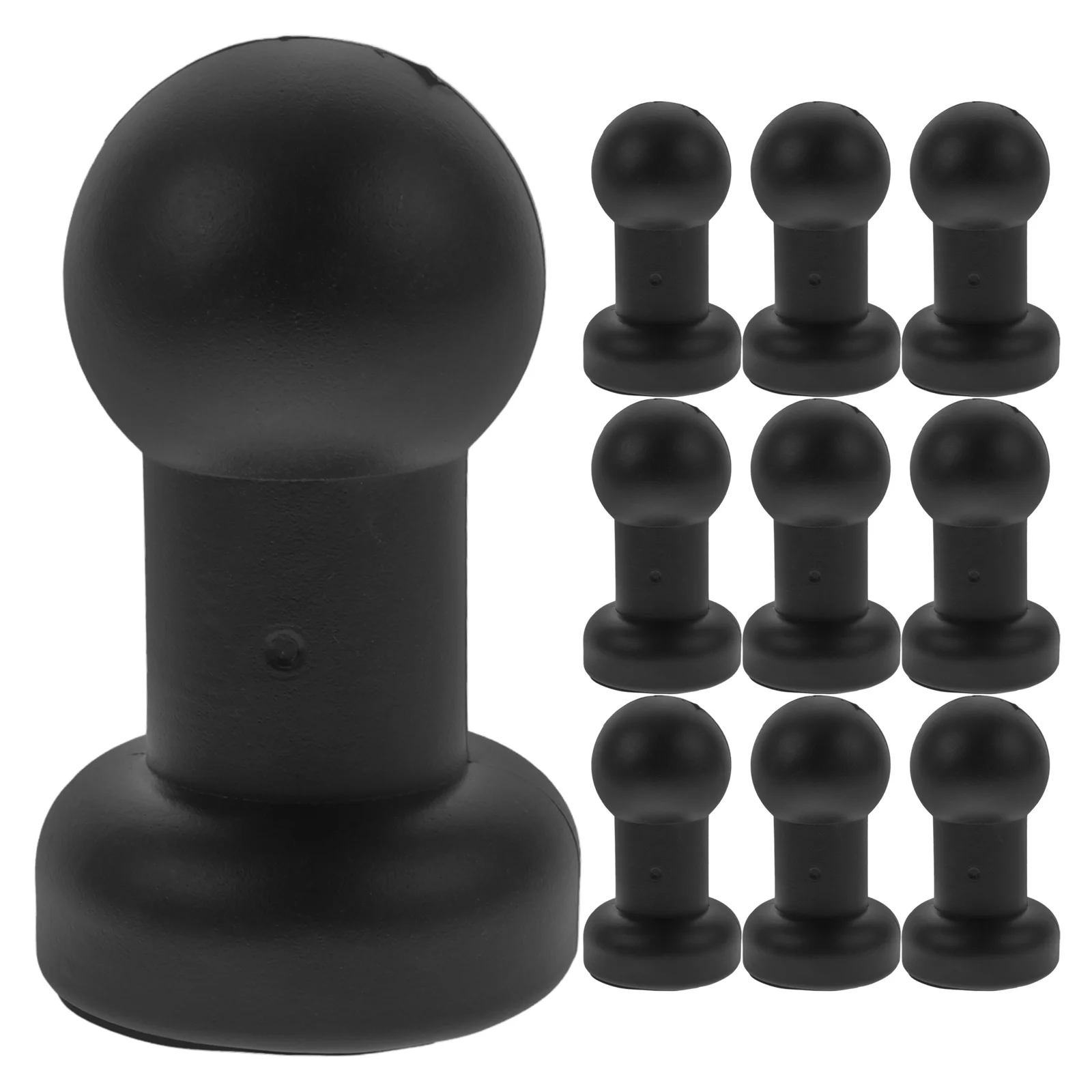 

10Pcs Reliable Trampoline Enclosure Pole Caps Wear Resistant Trampoline Replacement Parts Protective Rod Caps Small Rod Cover