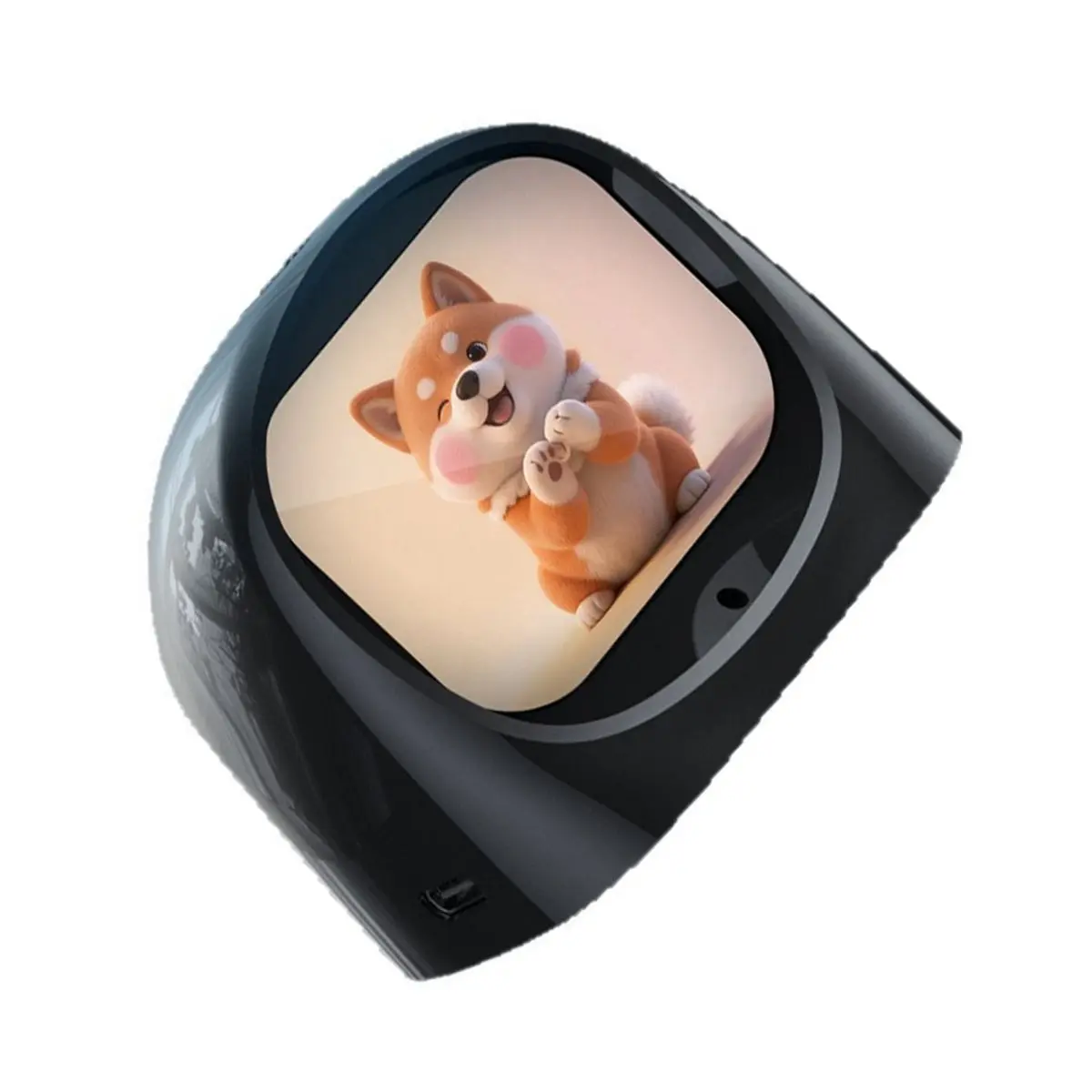 【l60a】compagno-emoticon-per-cruscotto-auto-elettronico-animale-domestico-digitale-bluetooth-da-scrivania-magnetico-migliora-il-piacere-di-guidare-b