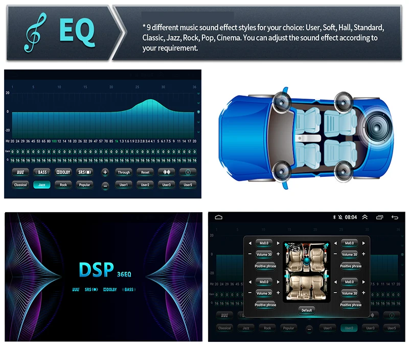 أندرويد 11 8Core 4 + 64GB مشغل فيديو السيارة الوسائط المتعددة لهوندا أكورد 7 2003-2007 نظام تحديد المواقع والملاحة واي فاي BT راديو ستيريو #4