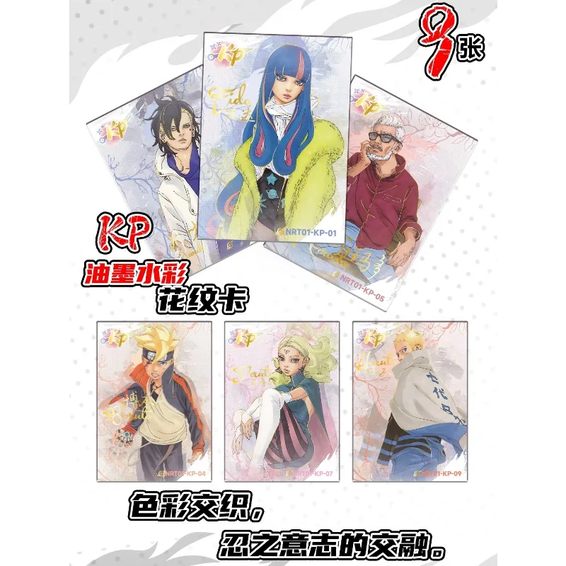 Wholesale New Naruto Complete Series Card Booster Box Full Set Naruto Anime Rare NR BP CR MRCollection Cards Children Toy Gifts