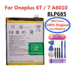 2024 Years One plus 100% Original Battery BLP685 For OnePlus 7 6T A6010 High Capacity 3700mAh Mobile Phone Battery Bateria