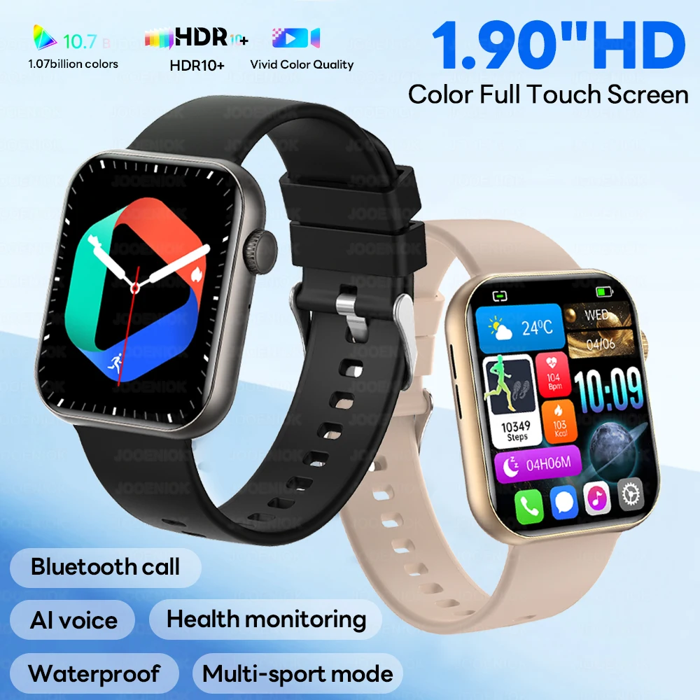 2025 New Smart Watch Women GPS Sports Bluetooth Call Heart Rate Health Bracelet 100+Sports Waterproof Smartwatch Men