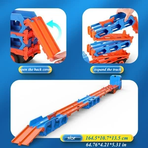 لعبة شاحنة كبيرة للأطفال ، مسار قابل للطي ، مركبة سباق ، ألعاب تنافسية ، سبائك تخزين ، رومانسية ، هدية للأطفال ، ناقل ، صبي أفضل 10 عربات أطفال للأطفال - No2