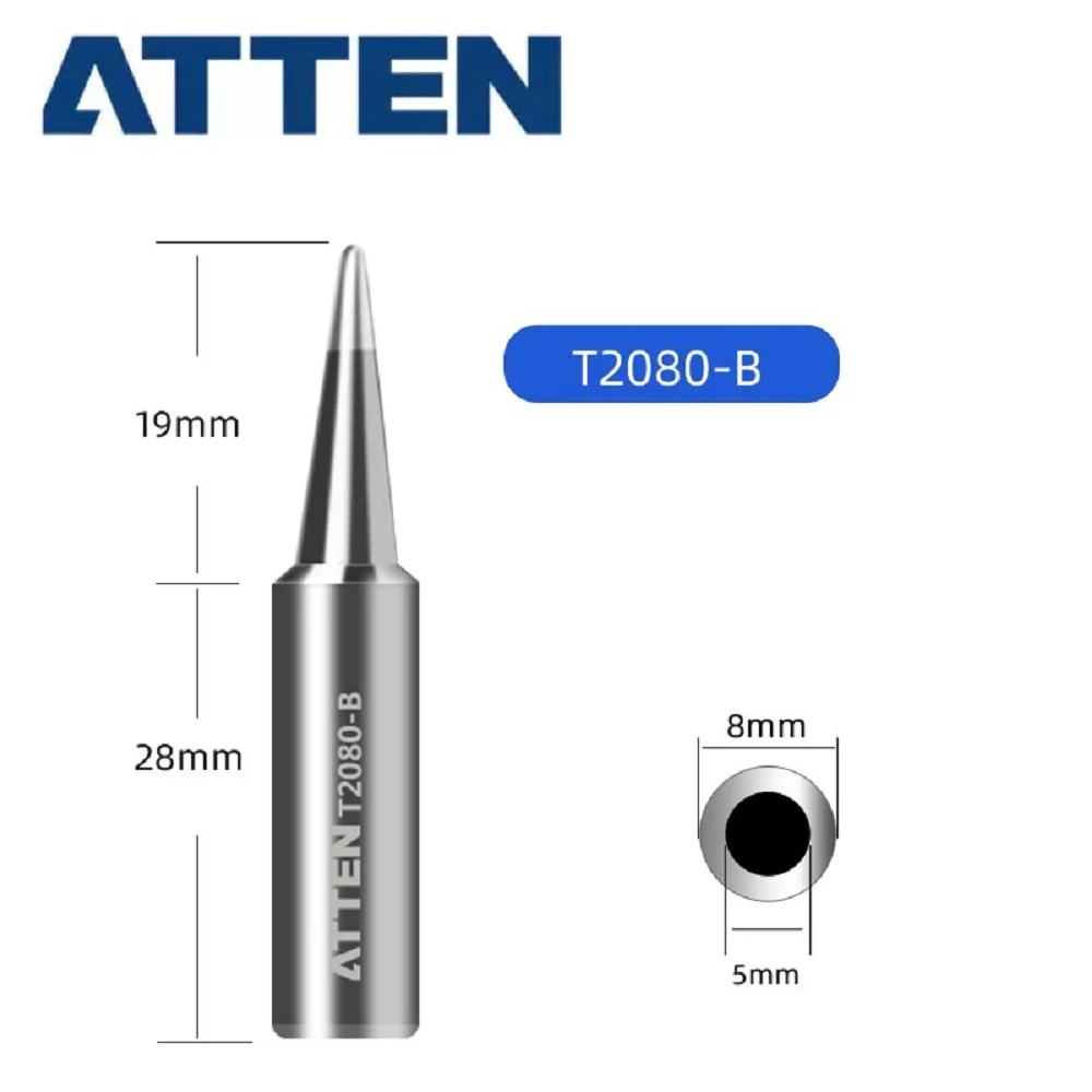 ATTEN-Punta de soldador T2080-B, Original, para ST-2080/ST-2080D, pieza de repuesto