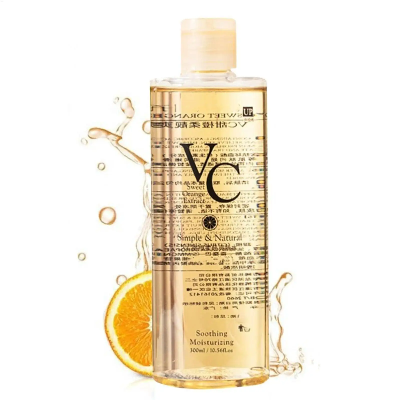

300ML VC Toner Refreshing Hydrating Rejuvenating Skin Tone Wet Compress Face Serum Active Brightening Vitamin C Face Lotion