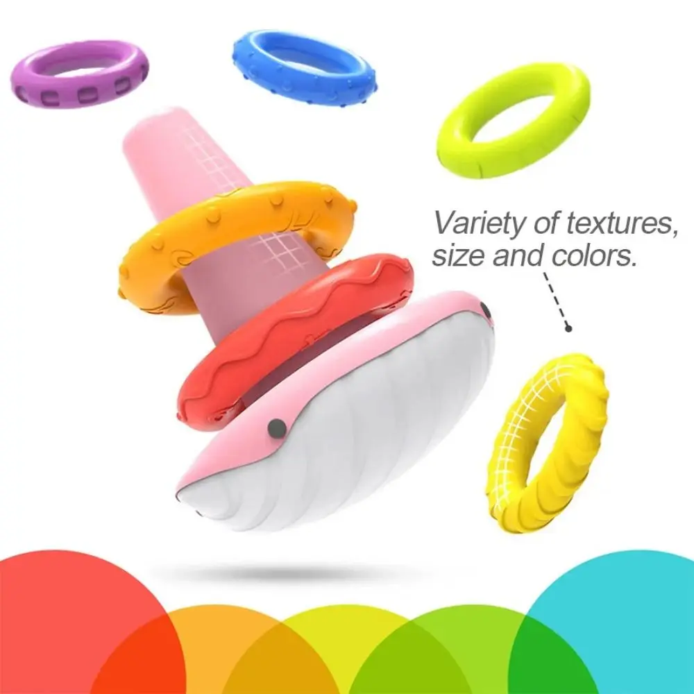 

Irregular Square Rainbow Stacker Baby Toy Rainbow Tower Montessori Toy Rotating Screw Bolt Toys Puzzle Early Education