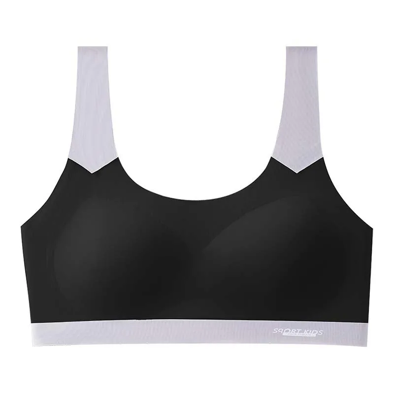 Girl‘s Development Period Sports Bra Teenage Training Bras Youth Shock-absorbing Comfortable Seamless Vest Girl Underwear 10-16T