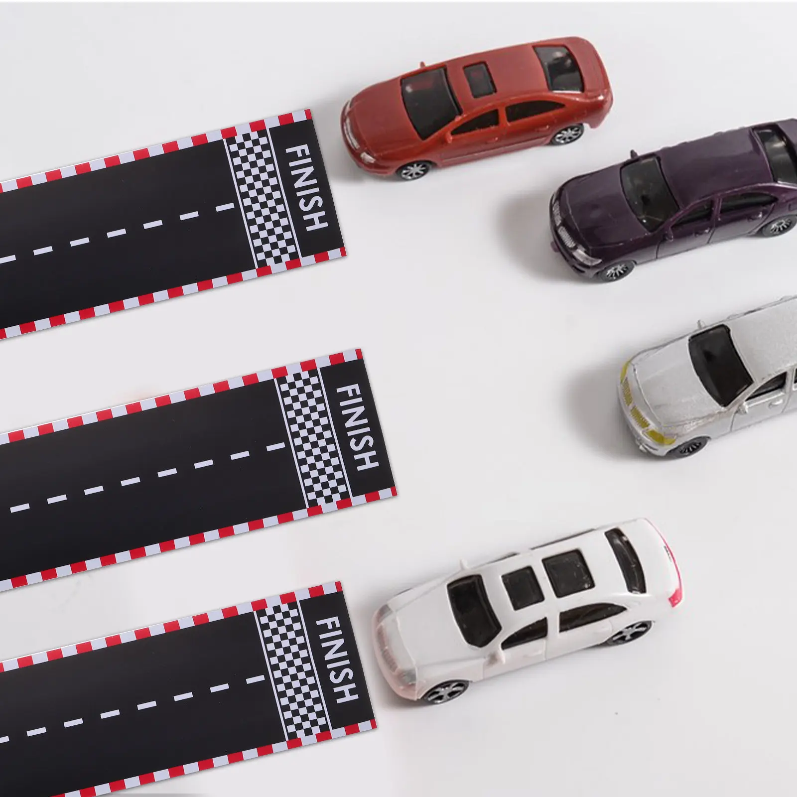 

Road Tape for Cars DIY Traffic Adhesive Tape Cartoon Design Creative Race Track Layout Kids Play Car Track Stickers Birthday