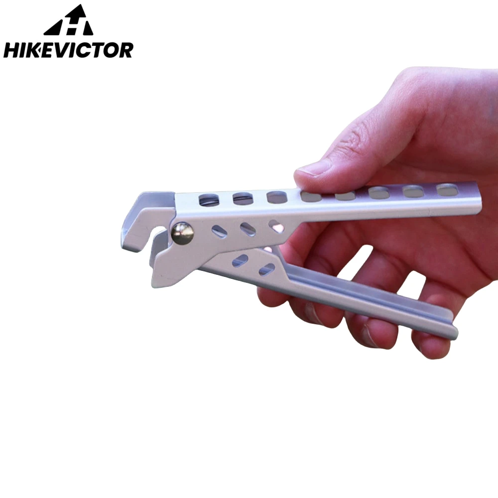 HIKEVICTOR Aluminium Anti-hot Alloy Clip Bowl Gripper Holder Camping Pot Pan Handle Kitchen Accessories