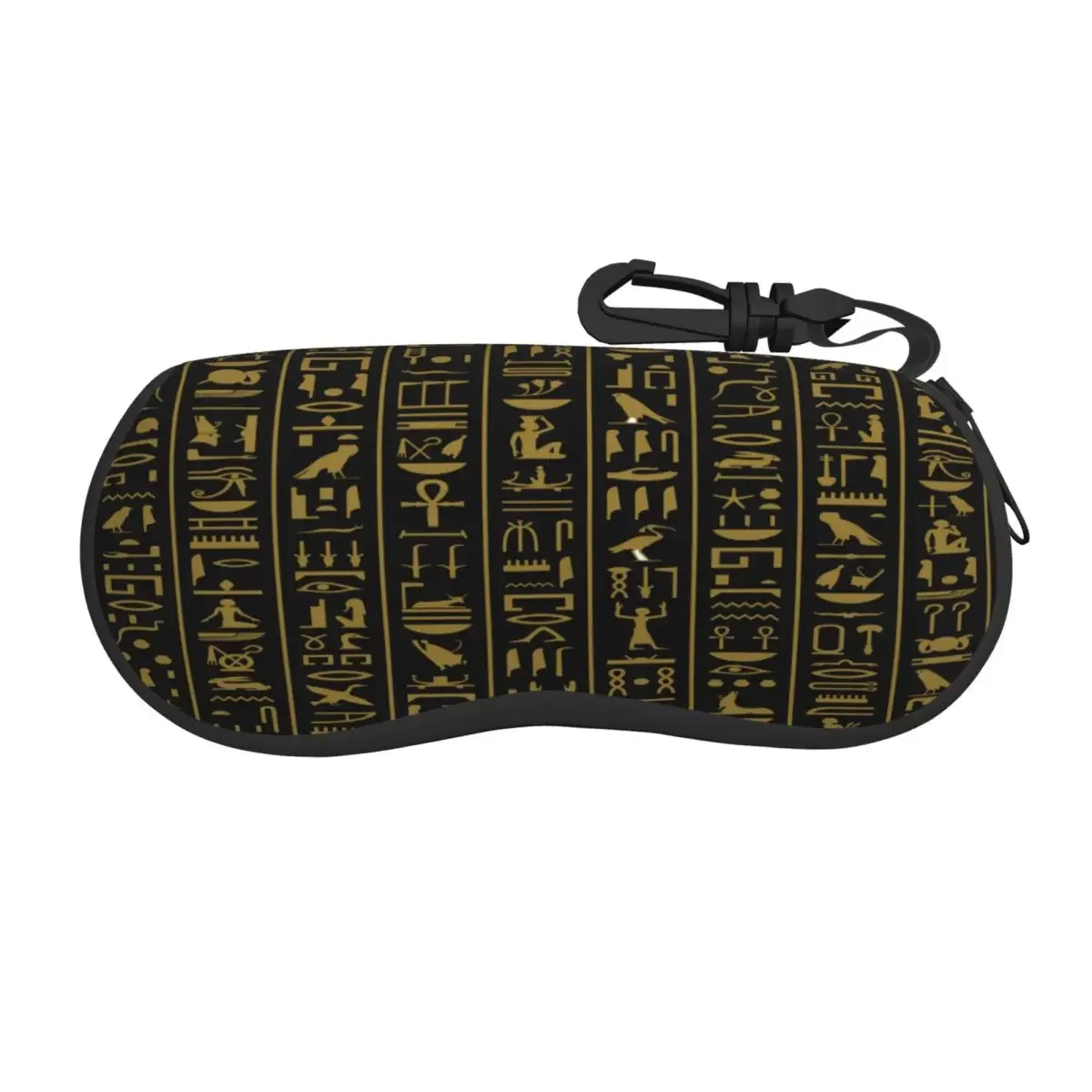 Glasses Bag Protective Case Ancient Egyptian Hieroglyphs Women Men Sunglasses  Box Reading Eyeglasses  Accessories