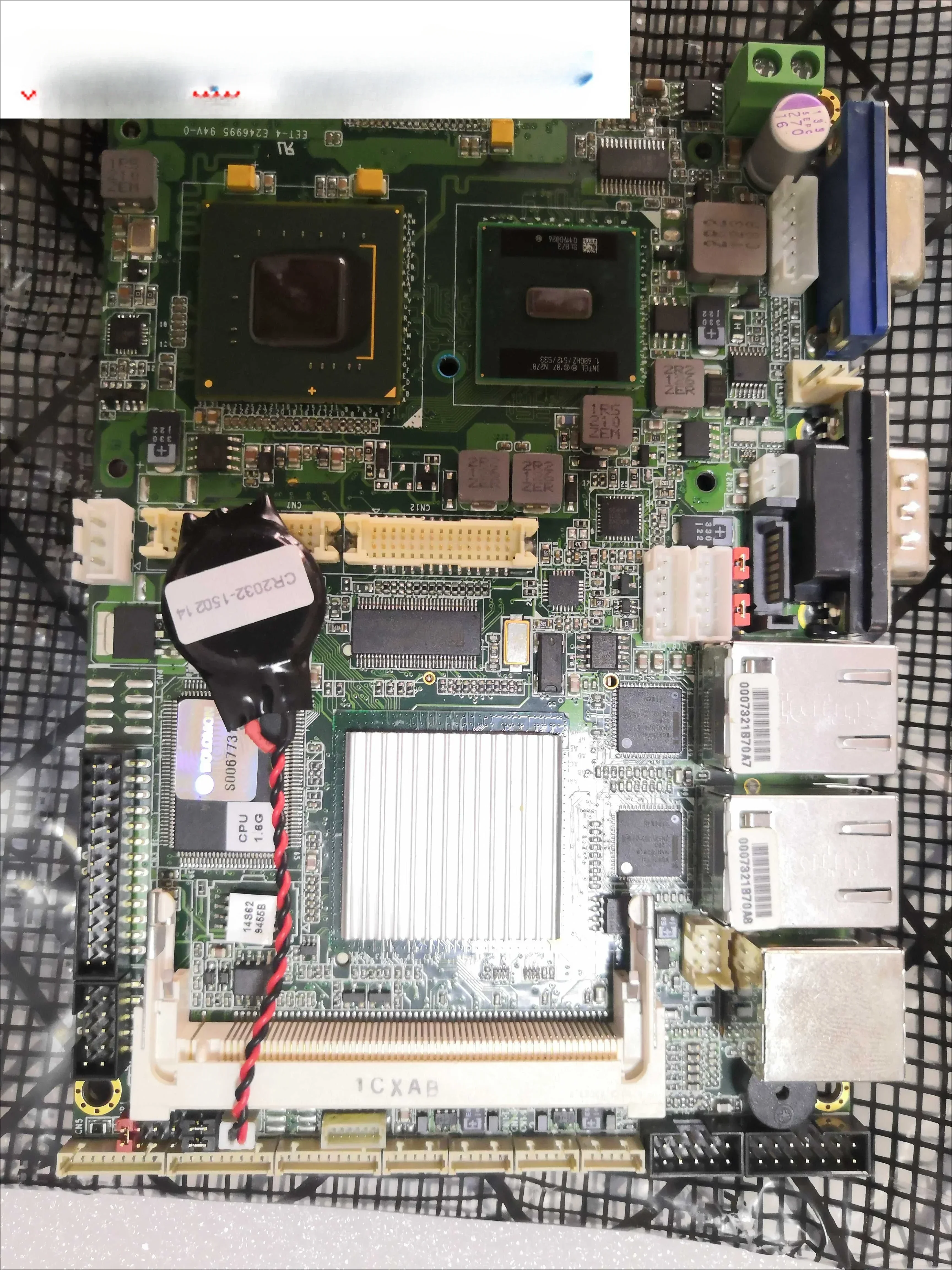second-hand  Original GENE-9455 REV. B1 0 GENE-9315 3.  5-inch embedded motherboard