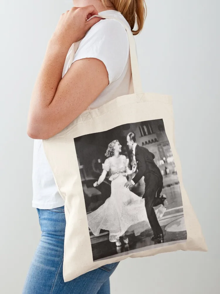 Ginger Rogers and Fred Astaire Tote Bag canvas tote bag shopping bag Canvas Tote