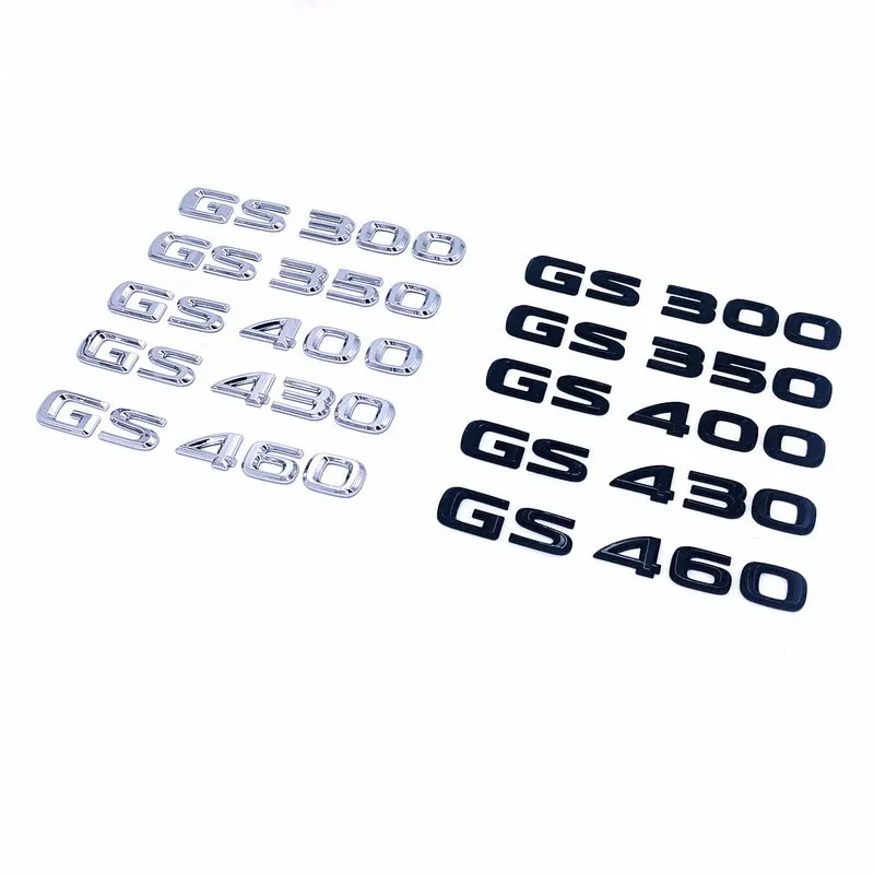 

LX570 LS460L RX200T NX200t LM350h IS300 CT200h ES260 GS40 LEXUS letter number car stickers for Lexus trunk tail modified decals