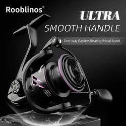 Carrete giratorio Rooblinos PE Finesse – para agua salada y dulce