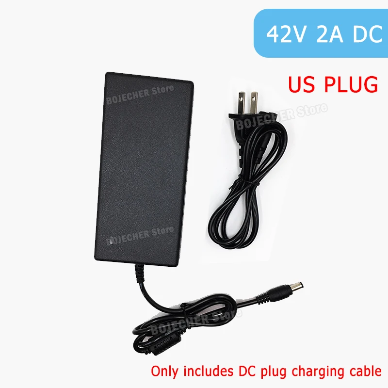 42V 2A Brandneues Netzteil AC 100-240V DC 42V 2A Lithium-Batterieladegerät US/EU-Stecker Batterieadapter auf Sektorzubehör