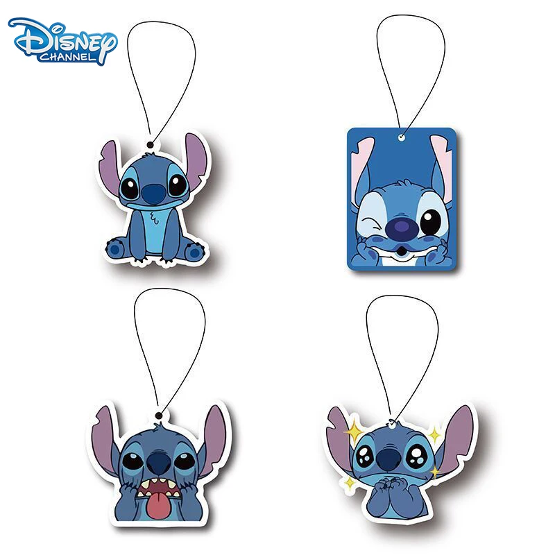 Disney Stitch Car Perfume Pendant Kawaii Stitch Air Freshener Auto Interior Fragrance Lasting Aromatherapy Party DIY Decorations