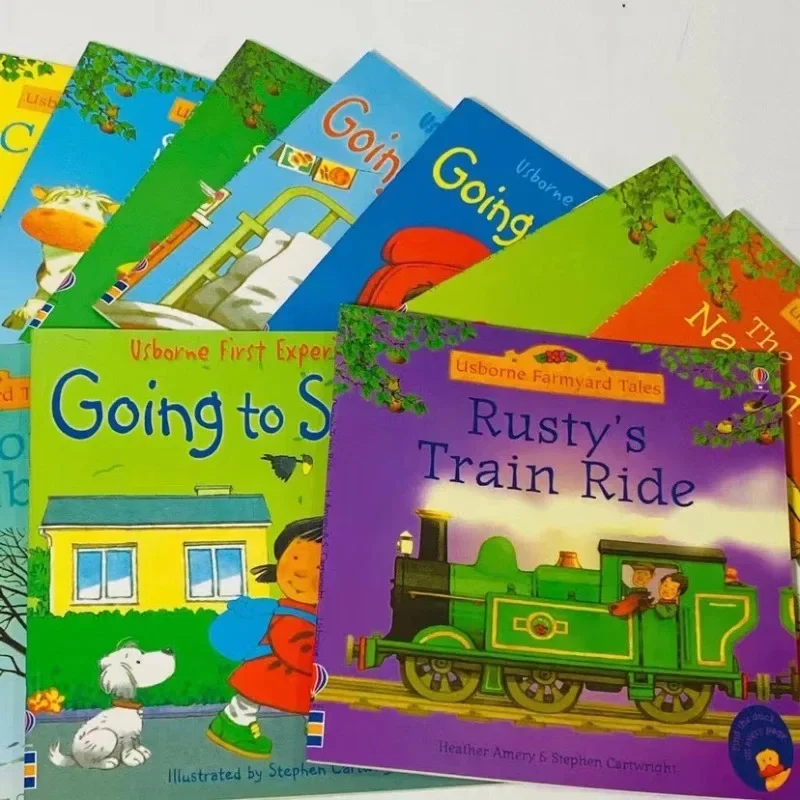 20Books/set 15X15Cm Kids Usborne Picture Books for Children Baby Famous Story English Child Book Educativo Infantil