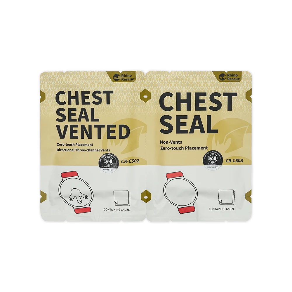 Bal 37Rescue Chest Seal Médical, Prévenir les plaies de ponction, IQUE pneumothorax, Traumates de premiers soins d\'urgence