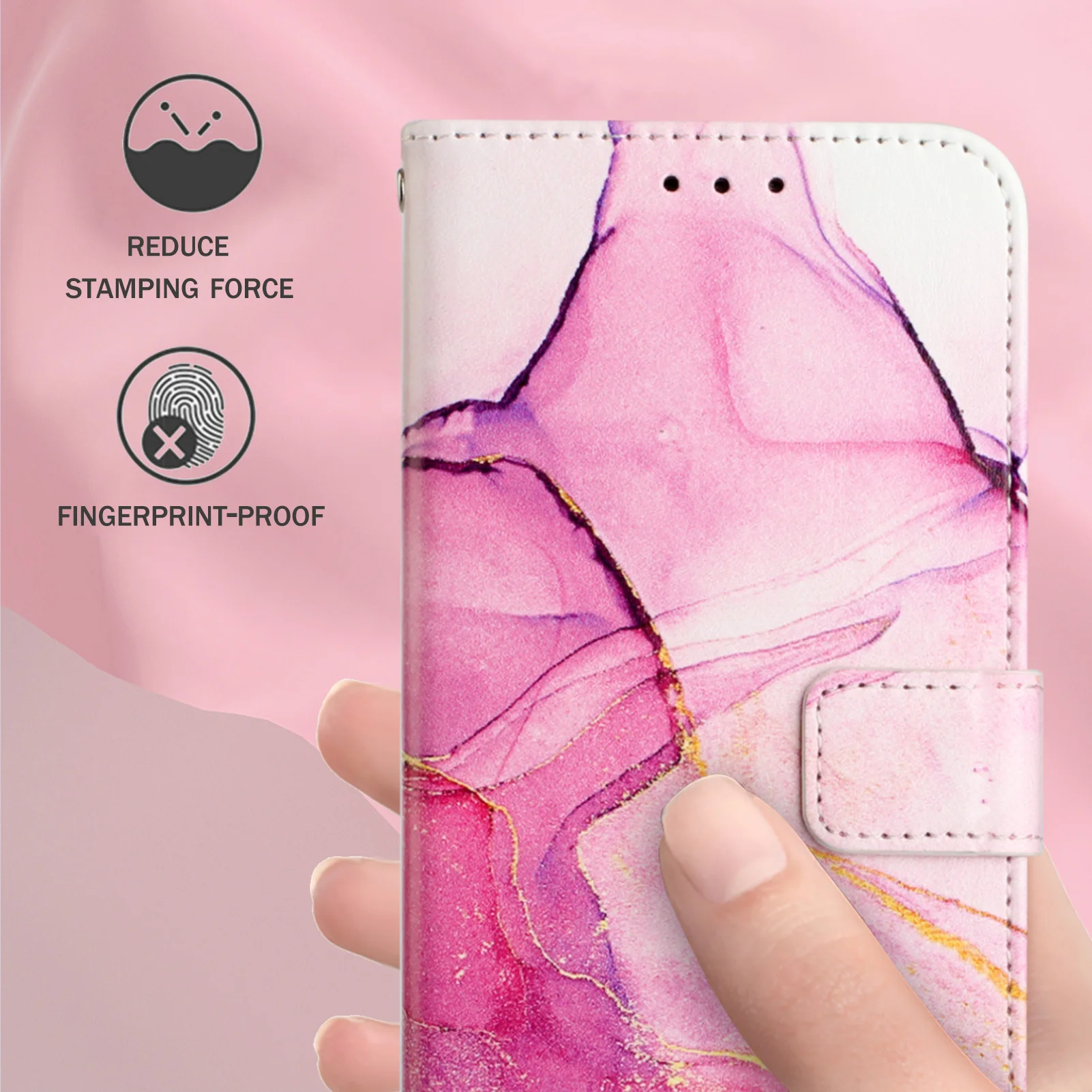 Green Book Flip Wallet Phone Cover For hoesje Redmi Note 9S Marble Leaves Cases sFor Xiaomi Redmi Note 9 Pro Max Coverage Holder