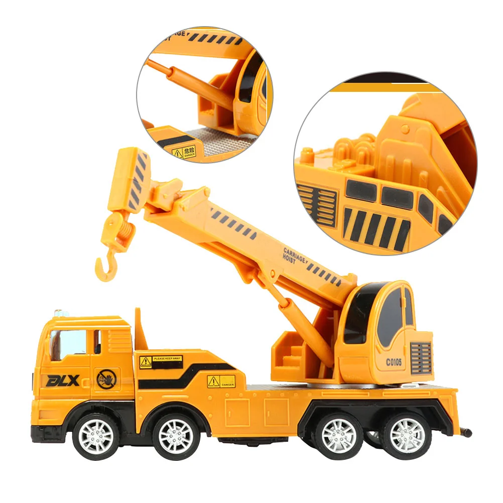 Delicate Model Crane Pendant Attractive Desktop Ornament for Decoration Use Crane Model Tractor Model