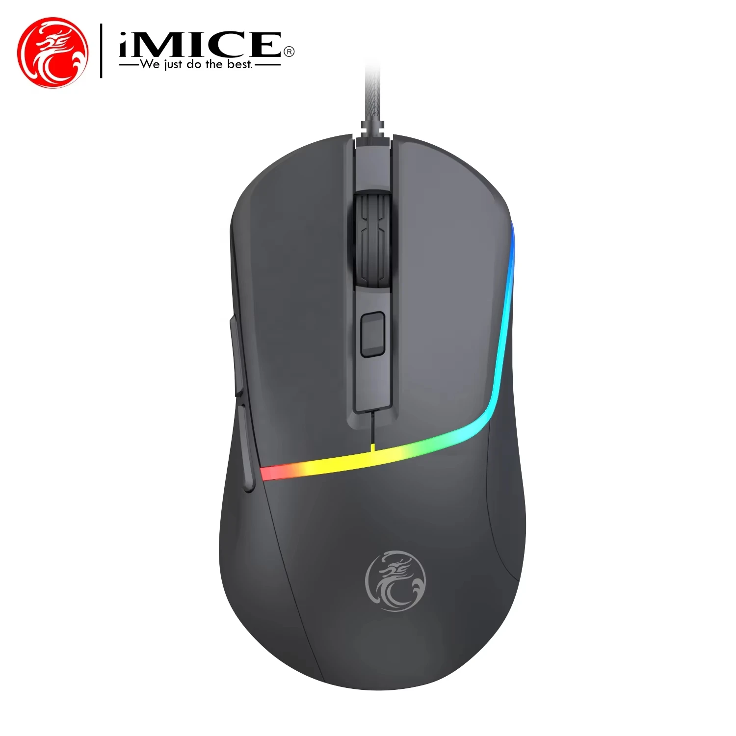 IMICE T20 Neue 6D Taste Wired Maus 2,4 Ghz mit USB Kabel Ergonomische Ultradünne Mäuse Für PC Laptop Business Computer büro Maus