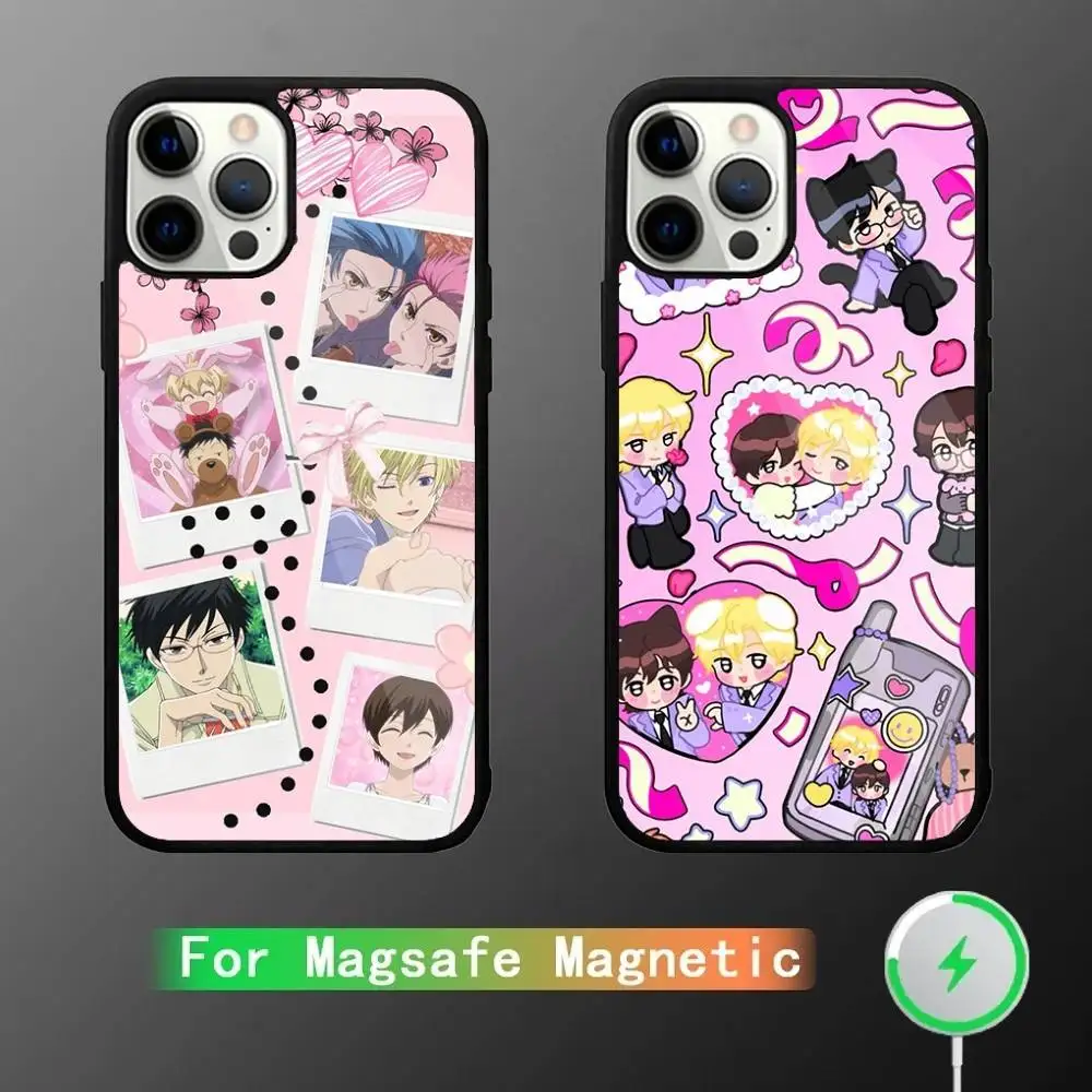 

Ouran High School Host Club Phone Case For iPhone 17,16,15,14,13,12,11,Pro,Max,Plus,Mini,SE4,Magnetic Magsafe Wireless Charging