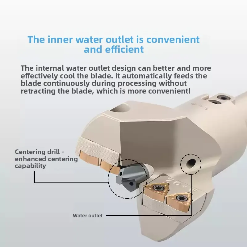 Large Hole Centering U Drill Diameter 45-200 Drill Bit VMD Violent Fast Deep Hole Drilling Inner Cold