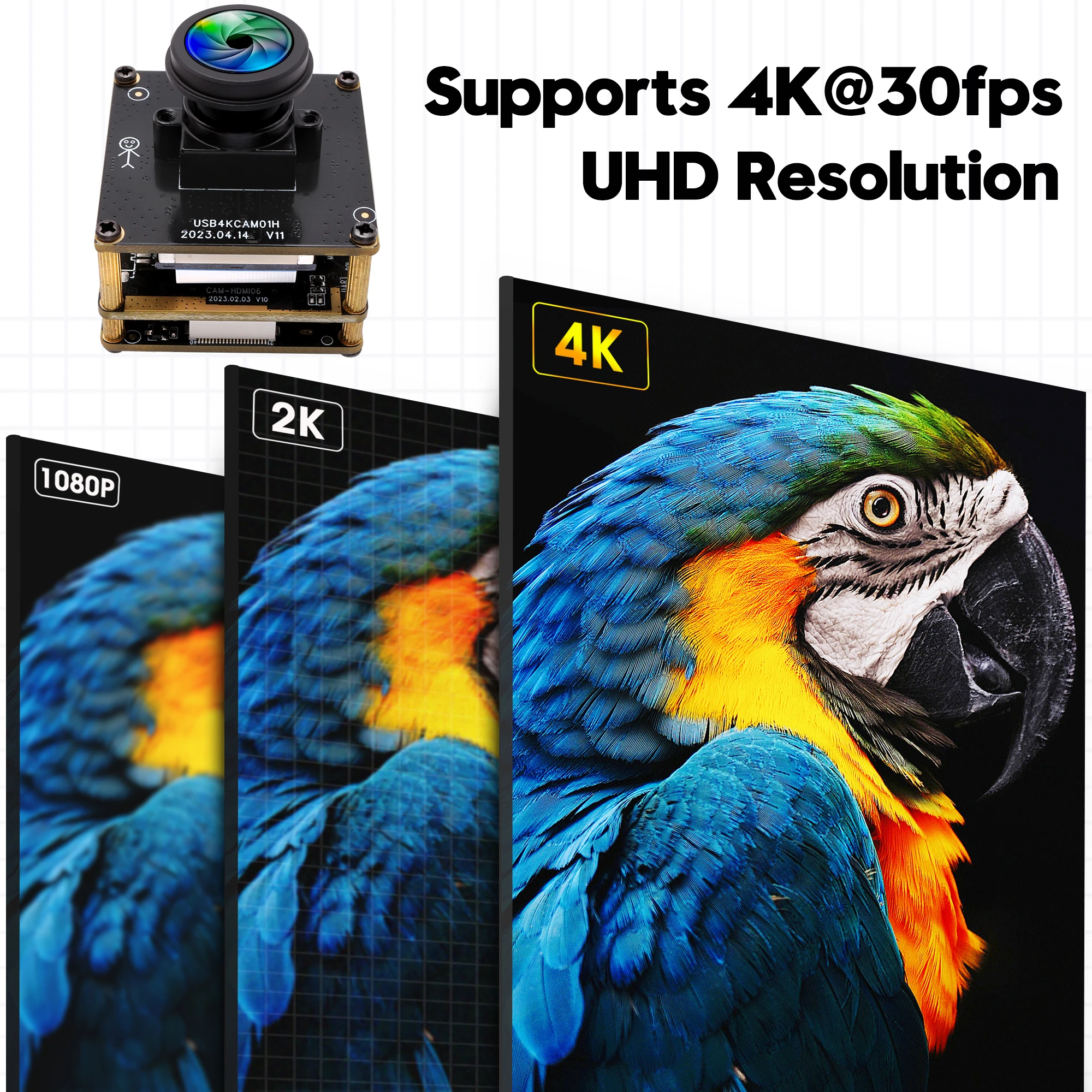 Камера HDMI и USB 2.0 HDMI 1080P 30 кадров в секунду USB 4K 30 кадров в секунду Веб-камера Бесплатный драйвер Широкоугольная камера 180 градусов с 2-кратным цифровым зумом