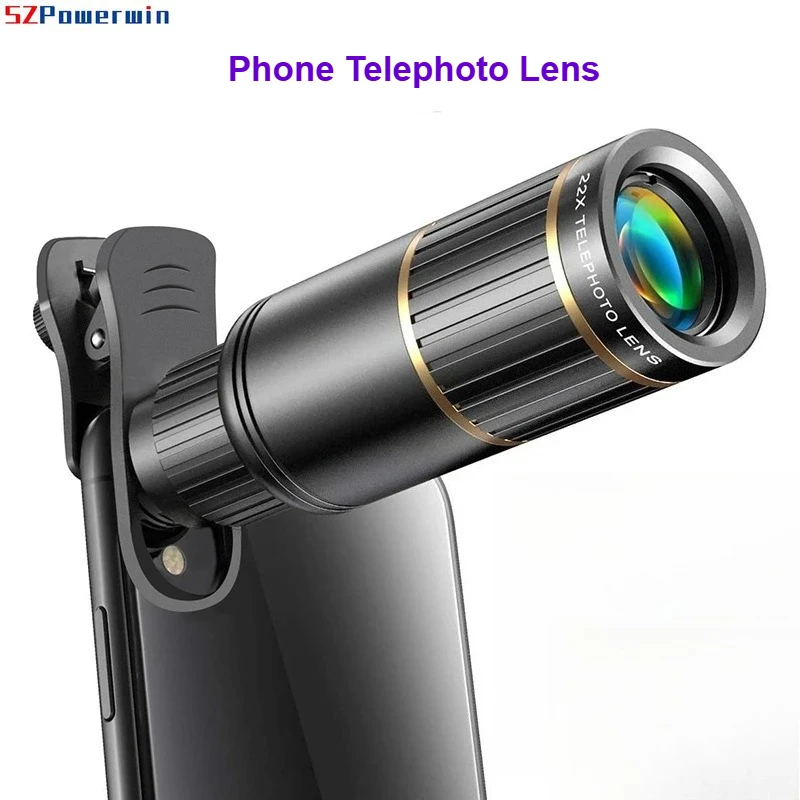 Phone Telephoto Lens for Concerts & Festivals | Monocular Telescope Adapter for Long-Range HD Video & Photos on Smartphone