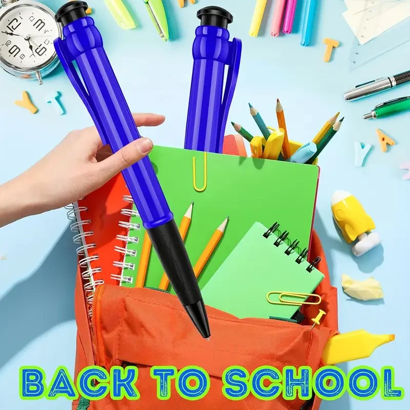 New Plastic Big Ballpoint Pen Large Novelty Toy Oversize Writting Pen Props Toys Fun Gift Huge Neutral Pen Stationery