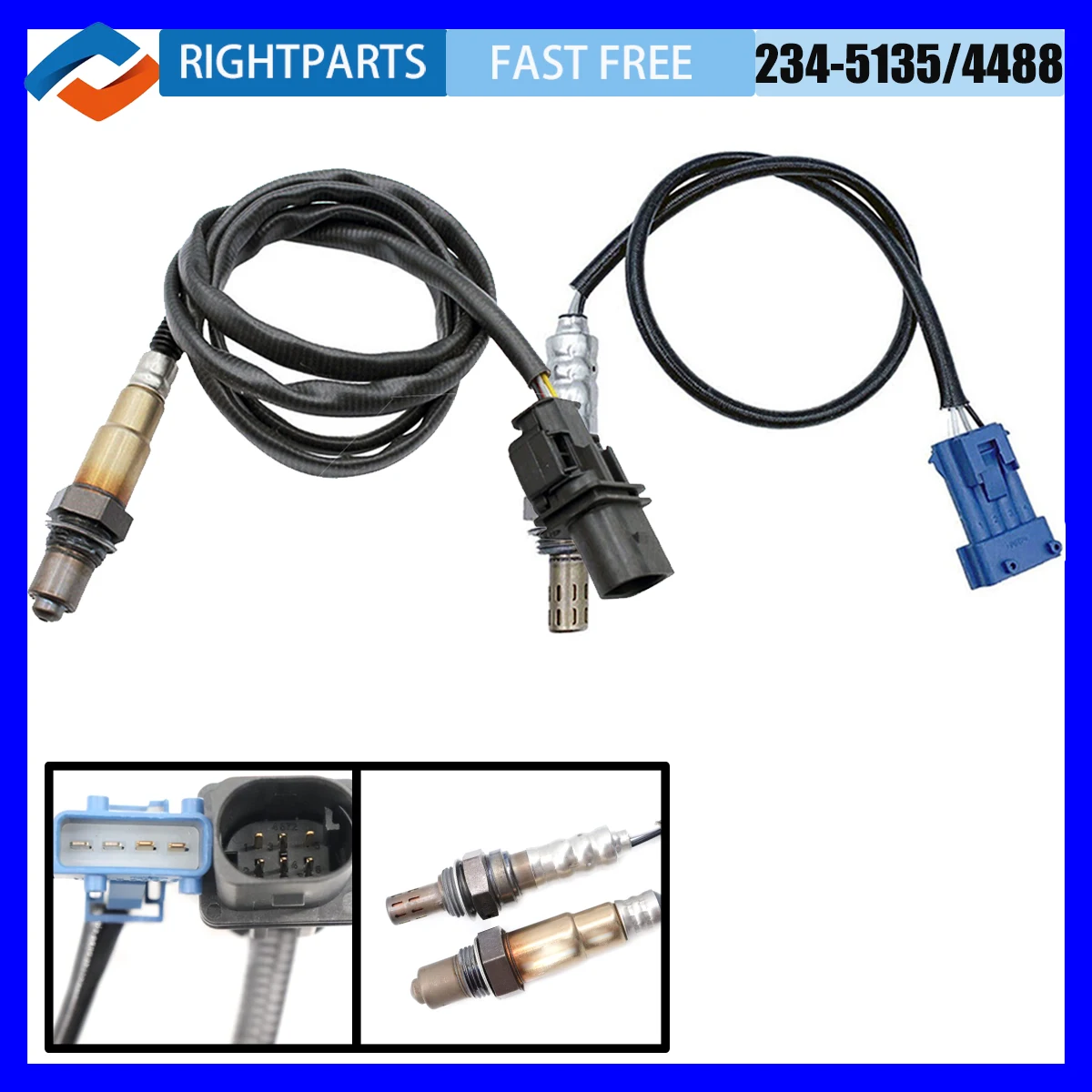 

New Upstream+Downstream Oxygen O2 Sensor For Mini Cooper 1.6L 2007 2008 2009 2010 234-5135 234-4488 11787590713 11787548961