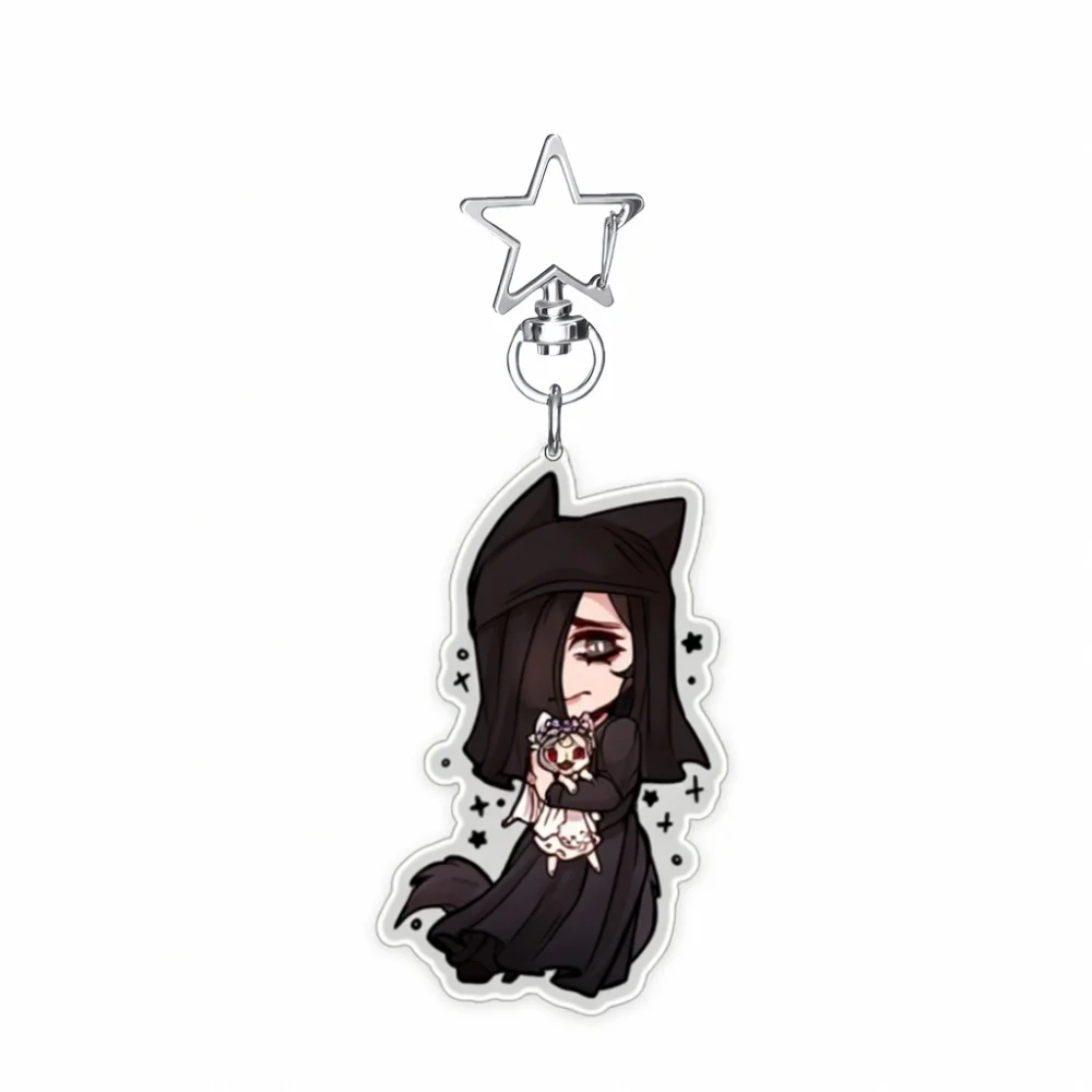 Resident Evil 6cm Acryl-Standfigur Schlüsselanhänger Leon Jill Chris Ada Spielfigur Taschenanhänger Deko Sammlerstück Geschenk für Fans