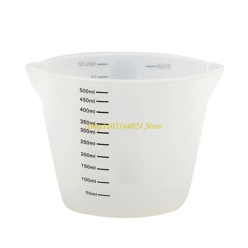 

N5KE 500ml & 250ml Measuring Cups Resin Mixing Cups for Epoxy Jewelry Casting Molds