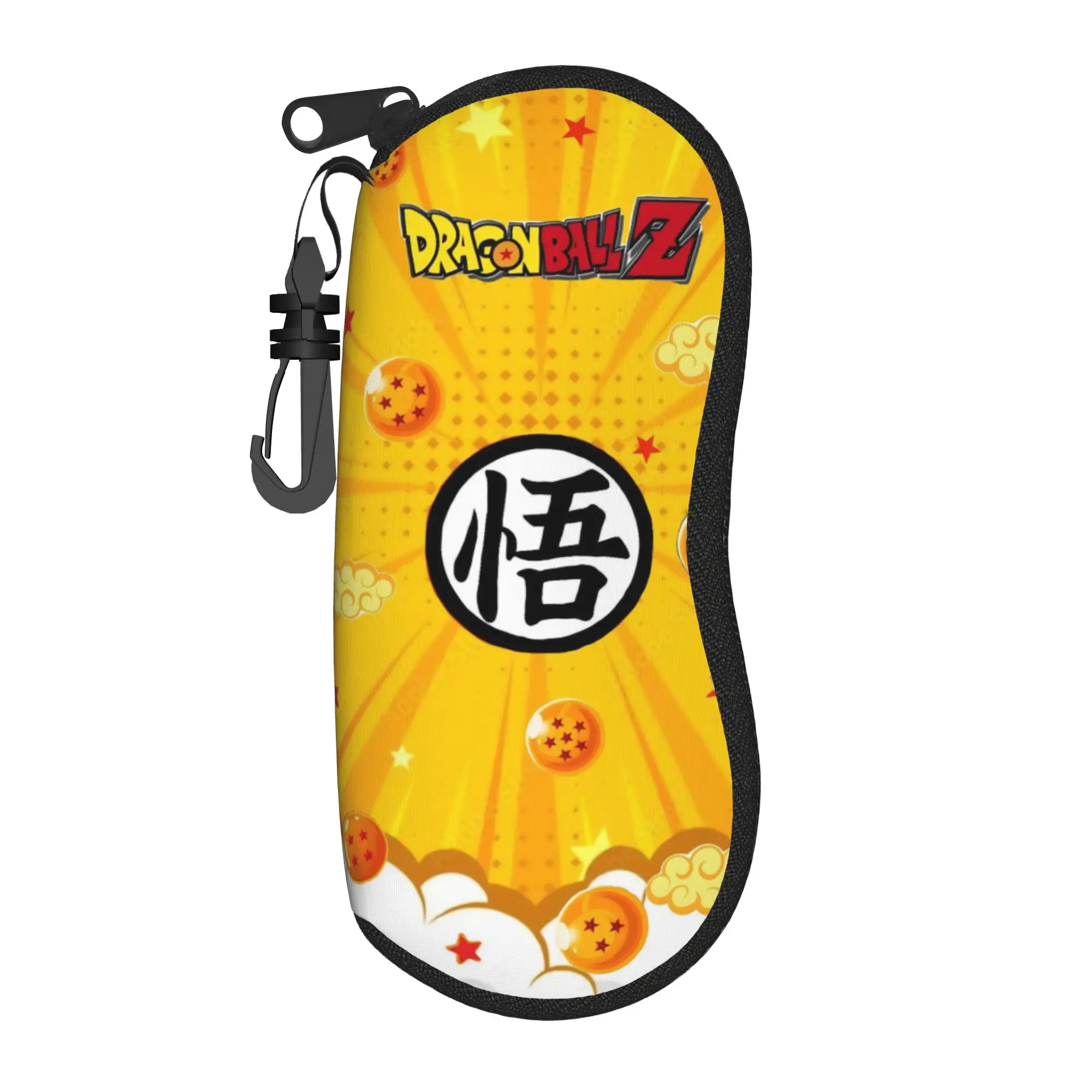 

Dragon Ball Z Kanji Goku Symbol Glasses Case Unisex Waterproof Box Eyewear Storage Box Anti-Pressure Eye Contacts Case