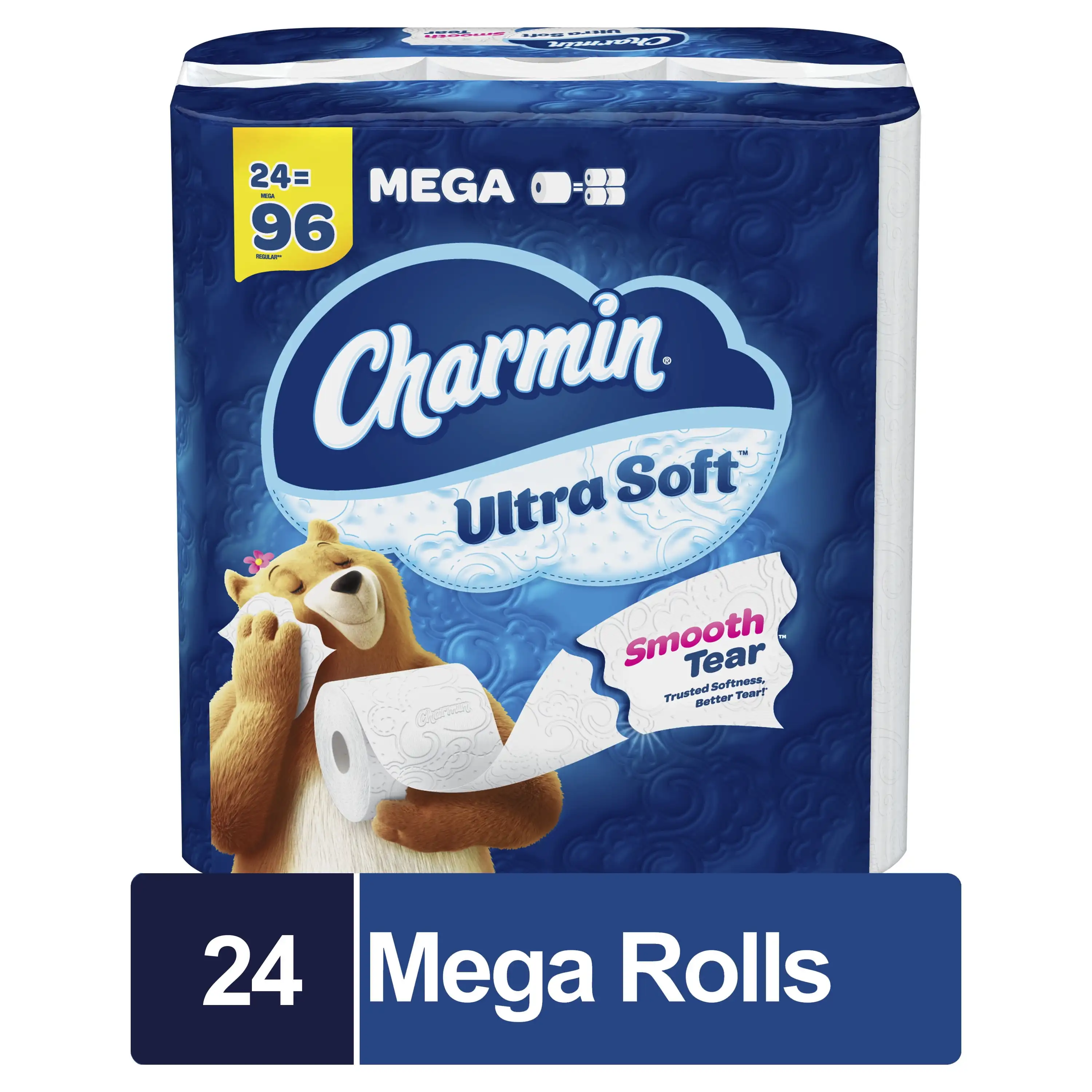 

USA Ultra Soft Toilet Paper 24 Mega Rolls, 224 Sheets Per Roll