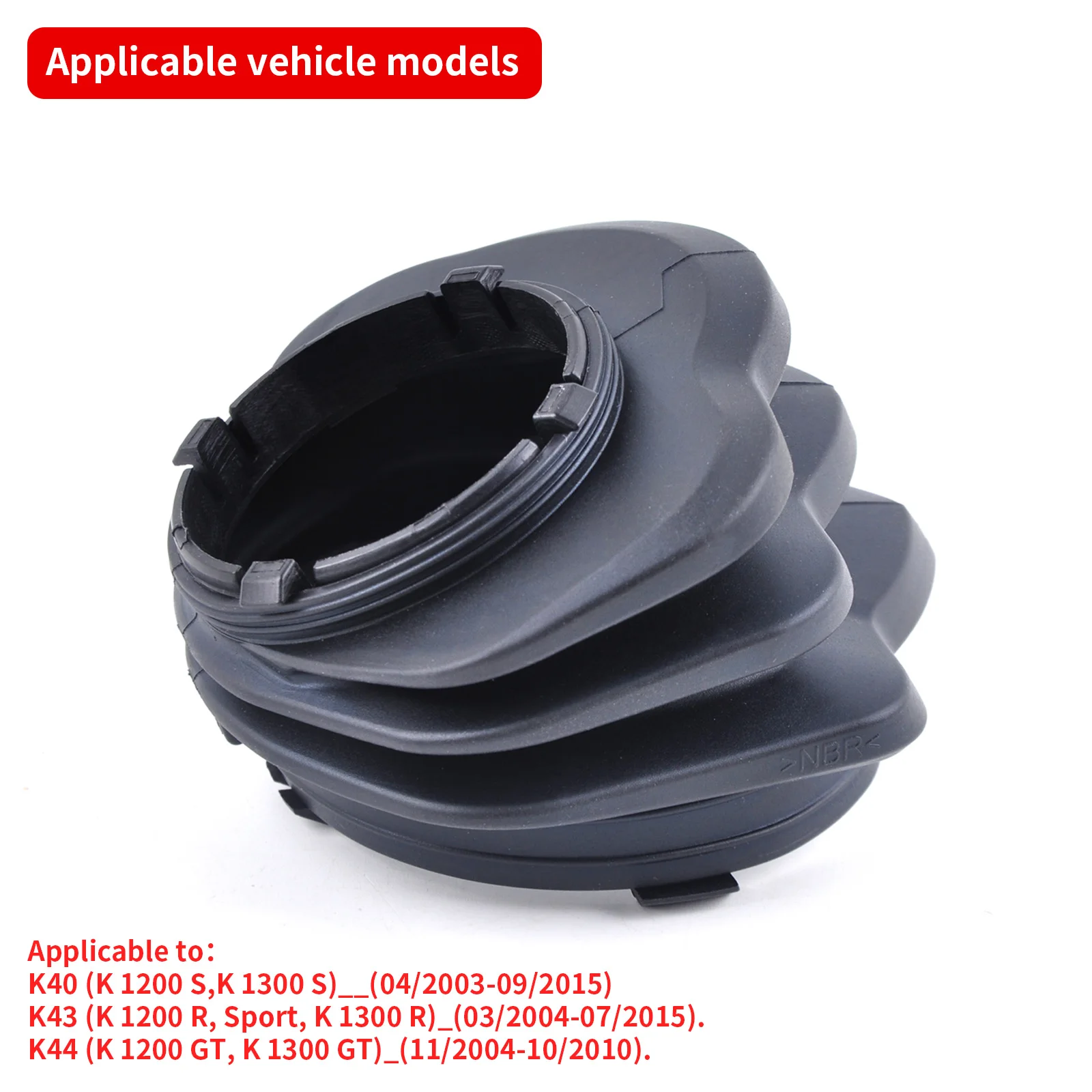 Panical Geeignet für BMW K1200 K1300R S RS GT 2003-2015 Motorgetriebe-Staubschutzhülle aus Gummi – Detail 6
