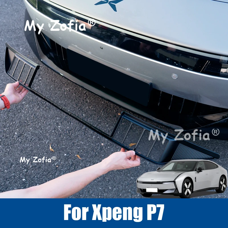 

Car ABS Insect Proof Air Inlet Insert Vent Grille Screen Accessories Water Tank Middle Inlet Protective For XPeng P7 2025 2026