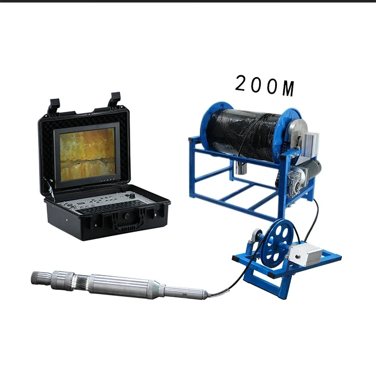 

12" Large Screen Monitor High Resolution Underground Surveys Downhole Video Camera Water Well Inspection