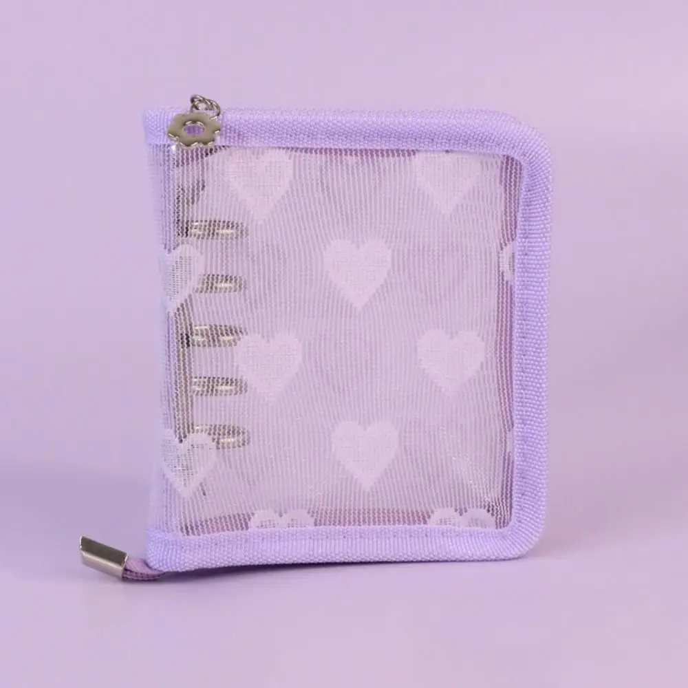 فضفاضة ورقة ألبوم صور غطاء الموثق 5 ثقوب المضادة للخدش بطاقة كتيب غطاء INS شبكة واحدة فضفاضة ورقة غطاء للكمبيوتر الدفتري #3