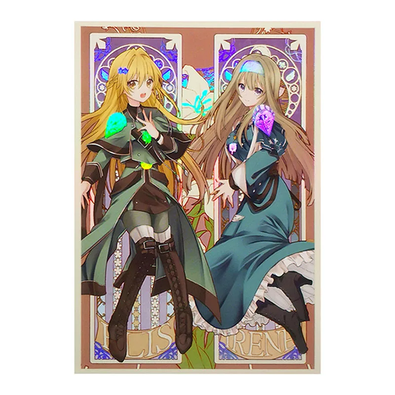 

60pcs/set Yu-Gi-OH! Exorsister Jibrine Flash Card Sleeve Anime Game Collection Card Protective Cover Gift Toy 63x90mm