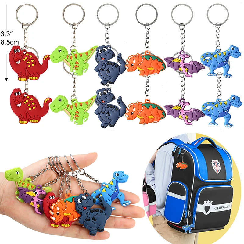 Dinosaur Party Favors Slap Bracelets Straws Rings Key Chains for Kids Birthday Gifts Girl Boy Toys Dino Themed Supplies