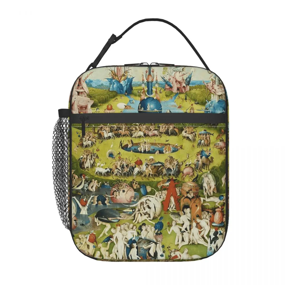 Hieronymus Bosch - Garden Of Earthly Delights Poster Insulated Lunch Bag Children Portable Food Boxes Thermal Lunch Box Tote